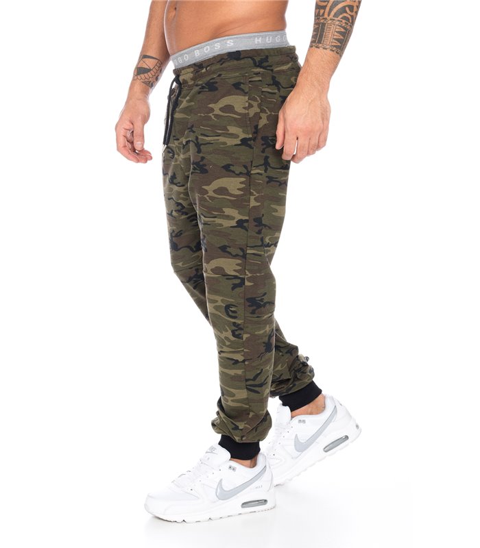 Herren Jogginghose Comfort Fit Camouflage RC-011