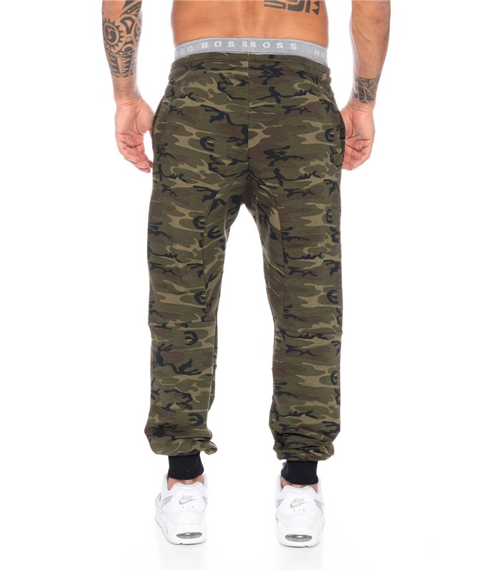 Herren Jogginghose Comfort Fit Camouflage RC-011