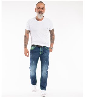 Rock Creek Herren Jeans Comfort Fit Blau RC-2271