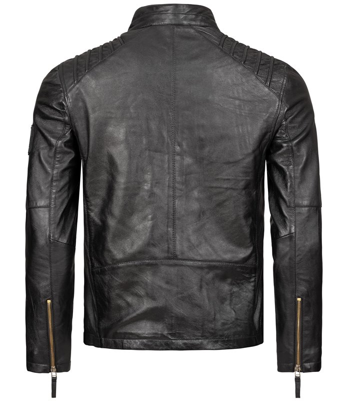 Rock Creek Herren Lederjacke Biker-Style H-291