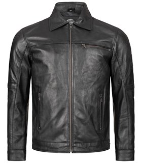 Rock Creek Herren Lederjacke Biker-Style H-289