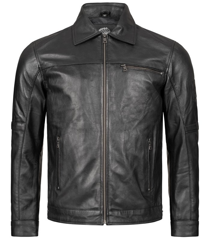 Rock Creek Herren Lederjacke Biker-Style H-289