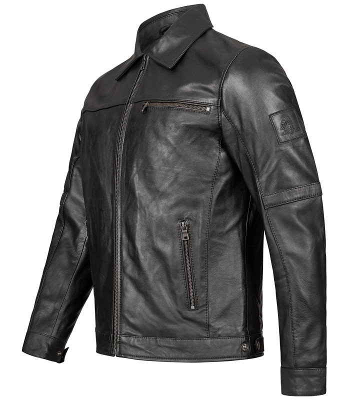 Rock Creek Herren Lederjacke Biker-Style H-289