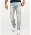 Rock Creek Herren Designer Jeans Hose Regular Fit Stonewashed Used Look M40 NEU