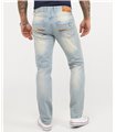 Rock Creek Herren Designer Jeans Hose Regular Fit Stonewashed Used Look M40 NEU