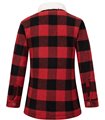 Rock Creek Damen Flanelljacke Teddyfellkragen D-469 