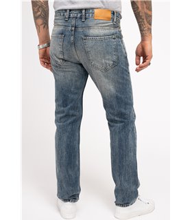 Indumentum Herren Jeans Regular Fit Blau IR-500