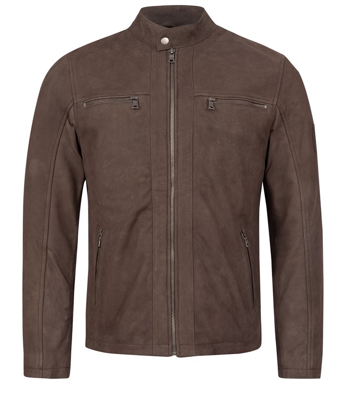 Rock Creek Herren Lederjacke Biker-Style H-290