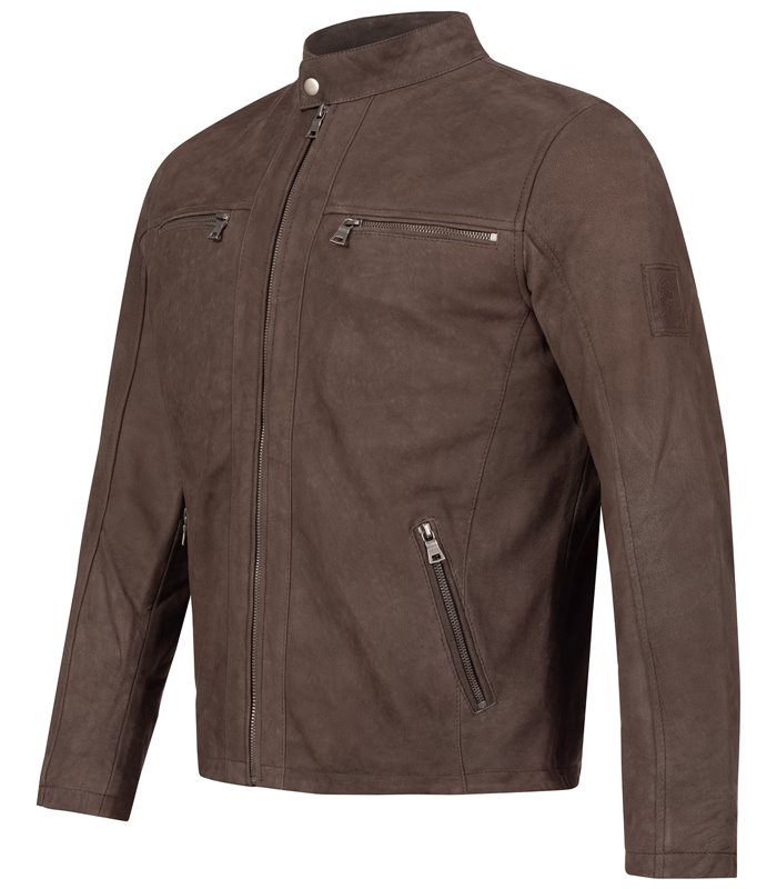Rock Creek Herren Lederjacke Biker-Style H-290