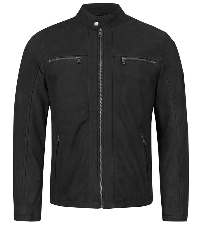 Rock Creek Herren Lederjacke Biker-Style H-290
