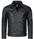 Rock Creek Herren Lederjacke Kentkragen H-296