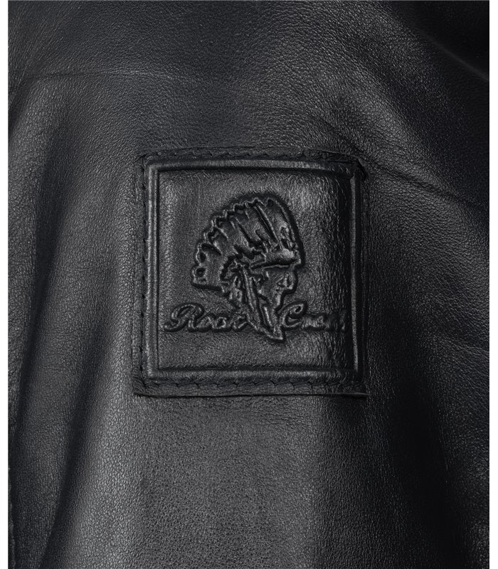 Rock Creek Herren Lederjacke Kentkragen H-296