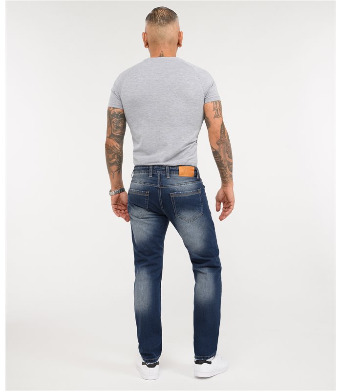 Rock Creek Herren Jeans Comfort Fit Blau RC-2343