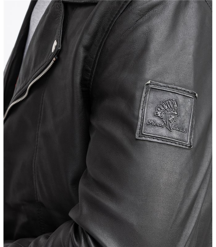 Rock Creek Herren Lederjacke Biker-Style H-182