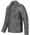 Rock Creek Herren Lederjacke Biker-Style H-182