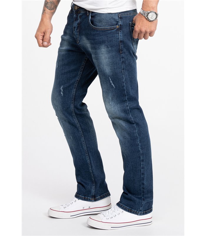 Rock Creek Herren Jeans Regular Fit Blau RC-2281