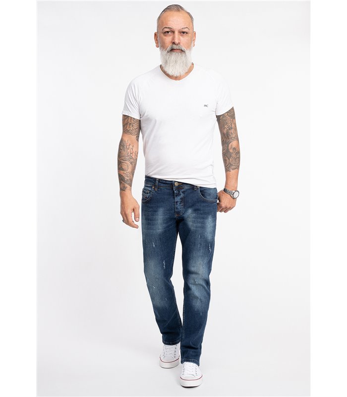 Rock Creek Herren Jeans Regular Fit Blau RC-2281