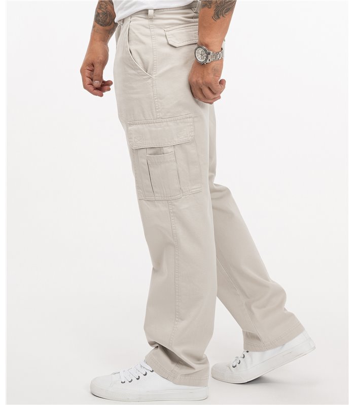 Rock Creek Herren Hose Comfort Fit Hellgrau H-366