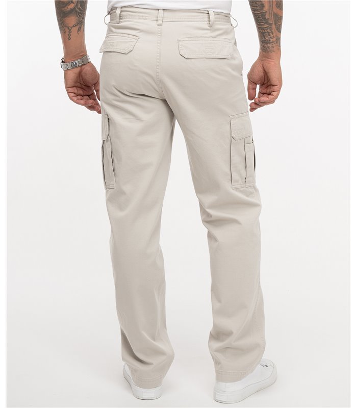 Rock Creek Herren Hose Comfort Fit Hellgrau H-366