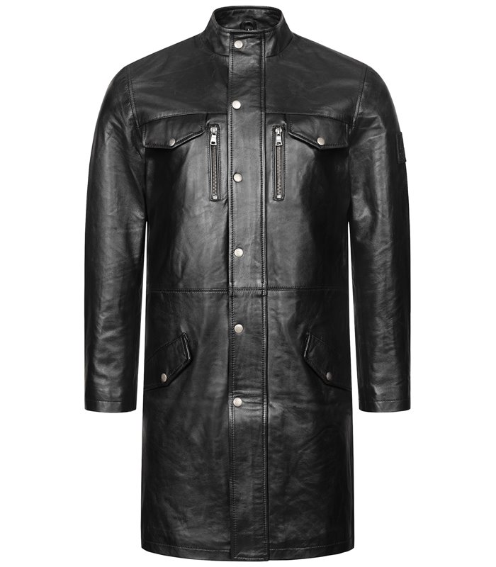 Rock Creek Herren Ledermantel H-343