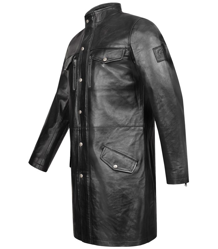 Rock Creek Herren Ledermantel H-343