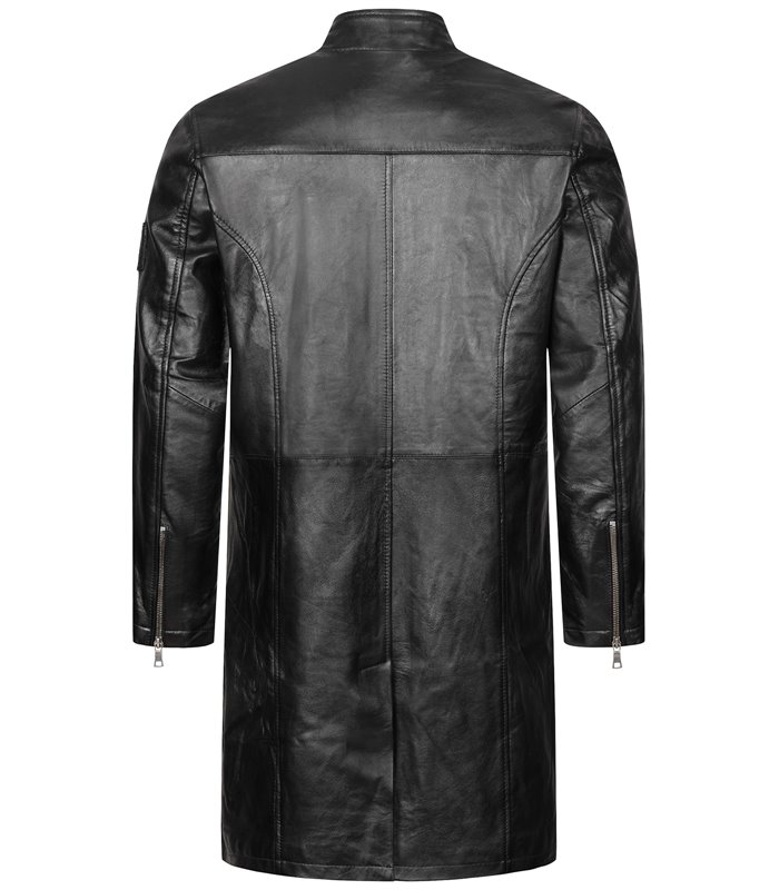 Rock Creek Herren Ledermantel H-343