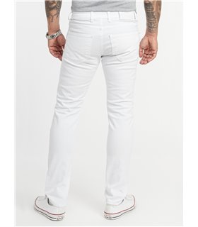 Rock Creek Herren Jeans Slim Fit Weiß RC-2155