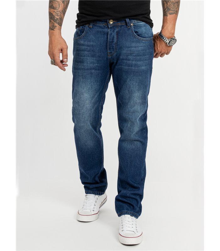 Rock Creek Herren Jeans Comfort Fit Blau RC-3120
