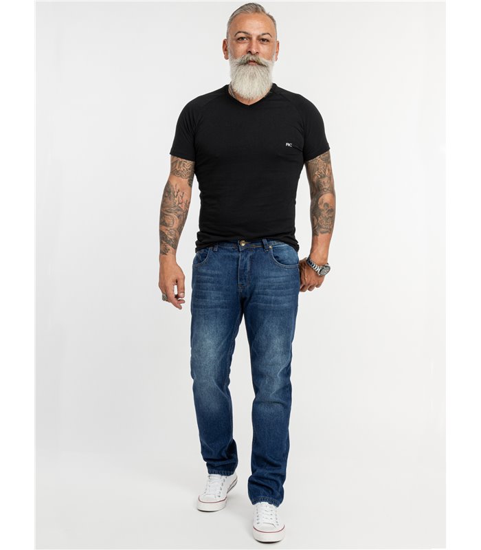Rock Creek Herren Jeans Comfort Fit Blau RC-3120
