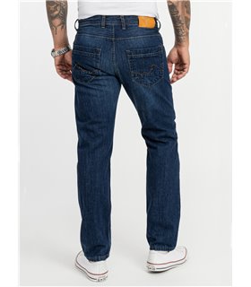Rock Creek Herren Designer Jeans Hose Regular Fit Stonewashed Used Look M40 NEU