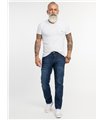 Rock Creek Herren Designer Jeans Hose Regular Fit Stonewashed Used Look M40 NEU