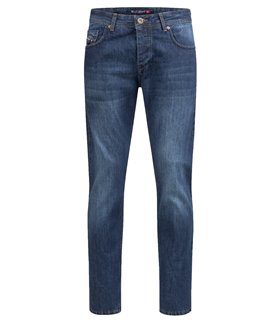 Rock Creek Herren Designer Jeans Hose Regular Fit Stonewashed Used Look M40 NEU