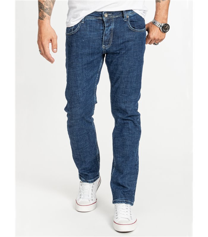 Rock Creek Herren Jeans Regular Fit Blau RC-2407