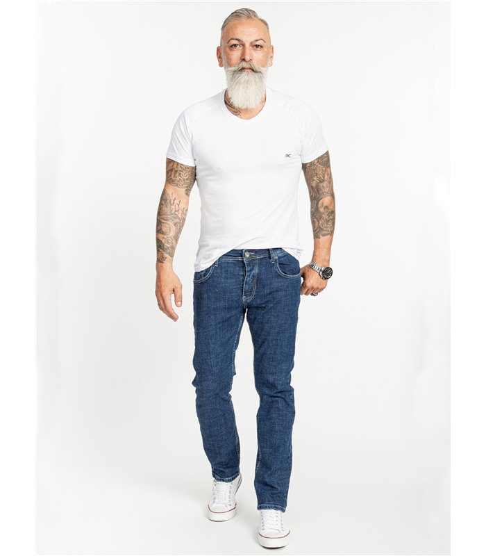Rock Creek Herren Jeans Regular Fit Blau RC-2407