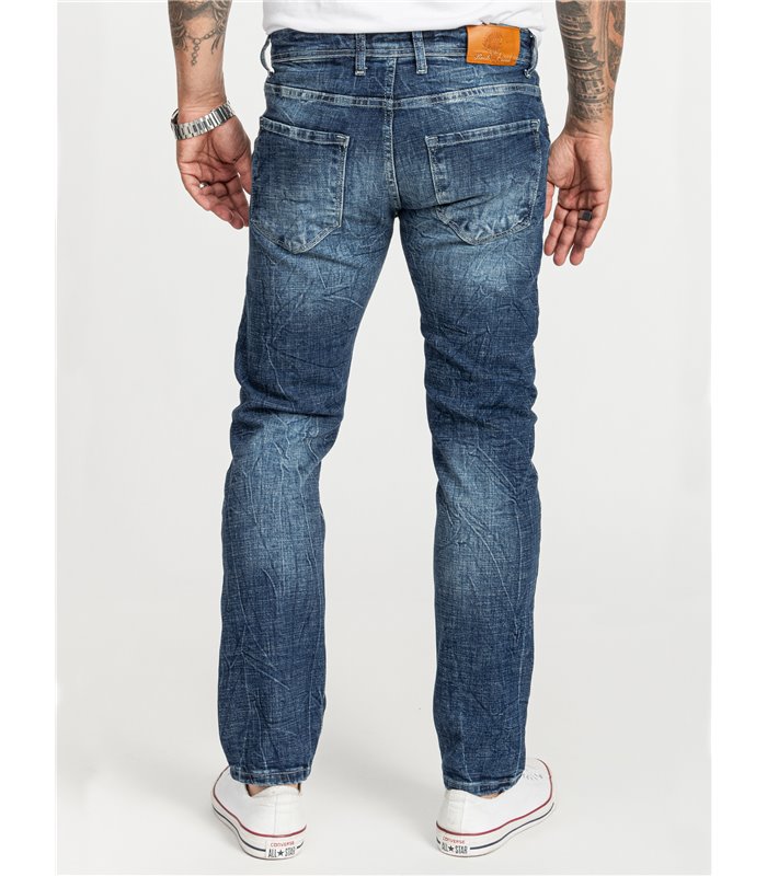 Rock Creek Herren Jeans Regular Fit Blau RC-2408