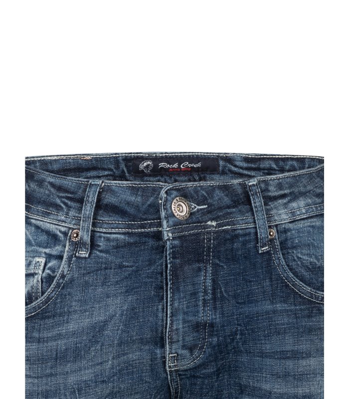 Rock Creek Herren Jeans Regular Fit Blau RC-2408
