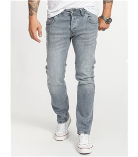 Rock Creek Herren Jeans Regular Fit Hellgrau RC-2412