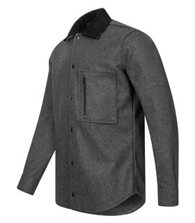 Rock Creek Herren Hemd mit Teddyfellkragen H-368 