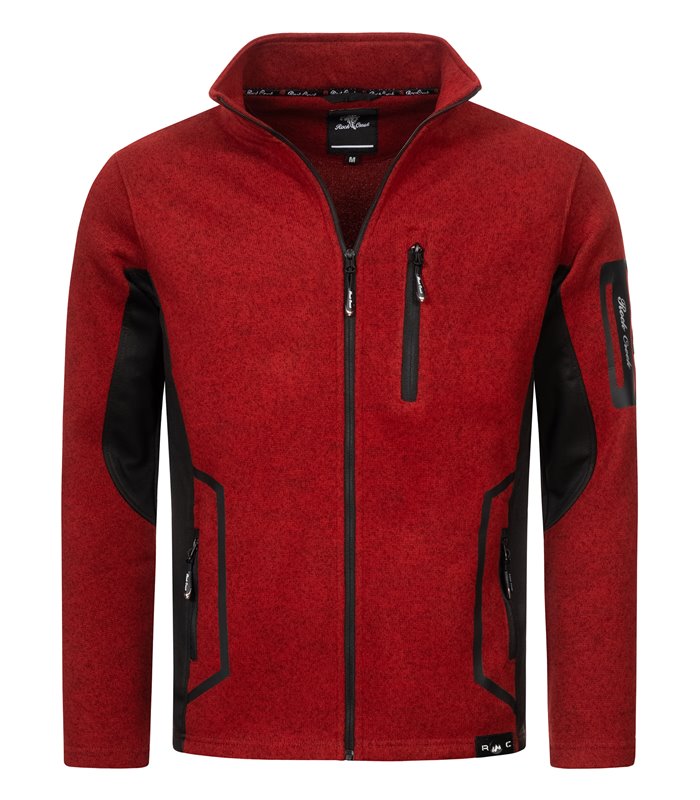 Rock Creek Herren Fleecejacke Melange Fleece H-367 