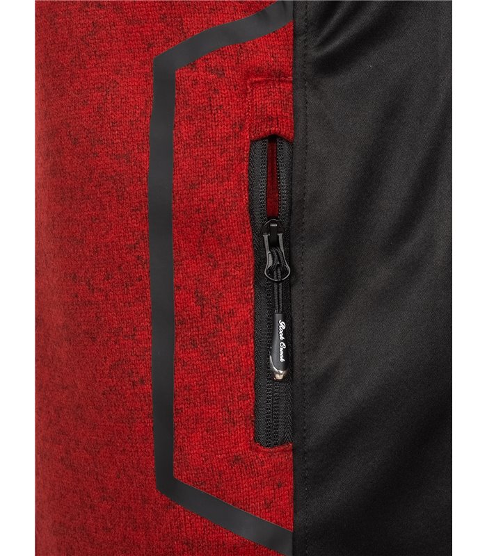 Rock Creek Herren Fleecejacke Melange Fleece H-367 