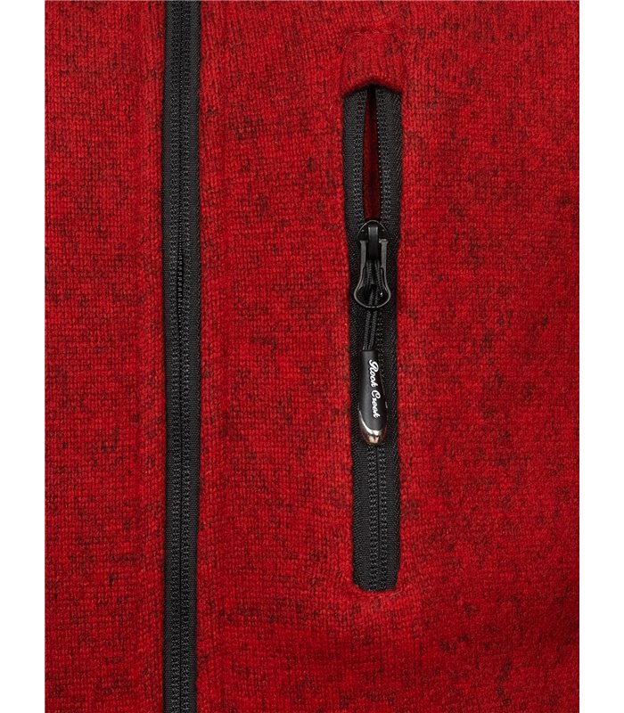 Rock Creek Herren Fleecejacke Melange Fleece H-367 