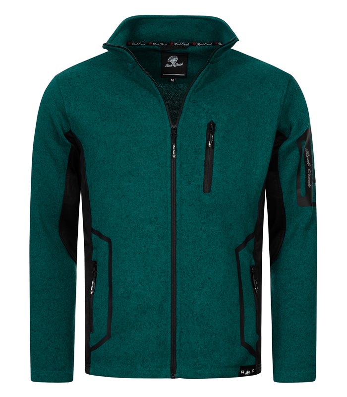 Rock Creek Herren Fleecejacke Melange Fleece H-367 