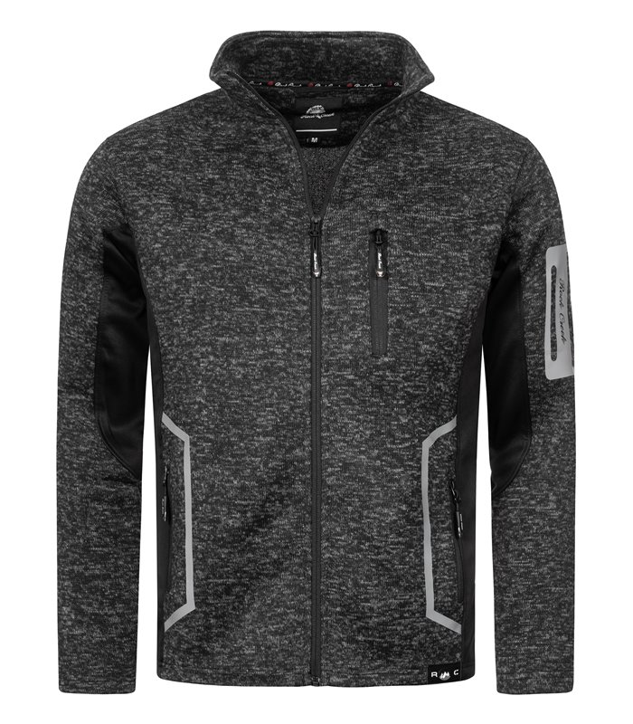 Rock Creek Herren Fleecejacke Melange Fleece H-367 