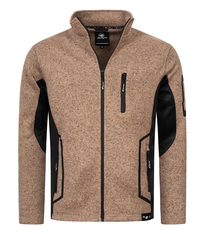 Rock Creek Herren Fleecejacke Melange Fleece H-367 