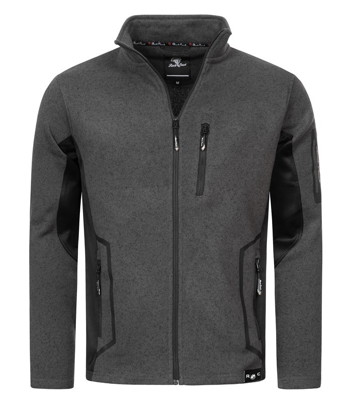 Rock Creek Herren Fleecejacke Melange Fleece H-367 