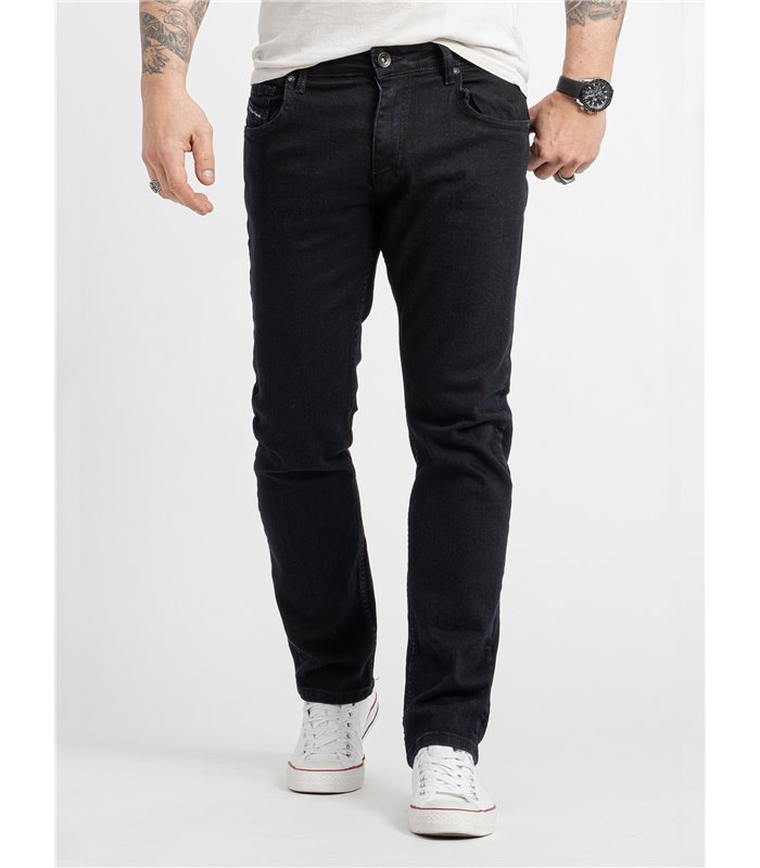 Rock Creek Herren Jeans Regular Fit Dunkelblau RC-2417