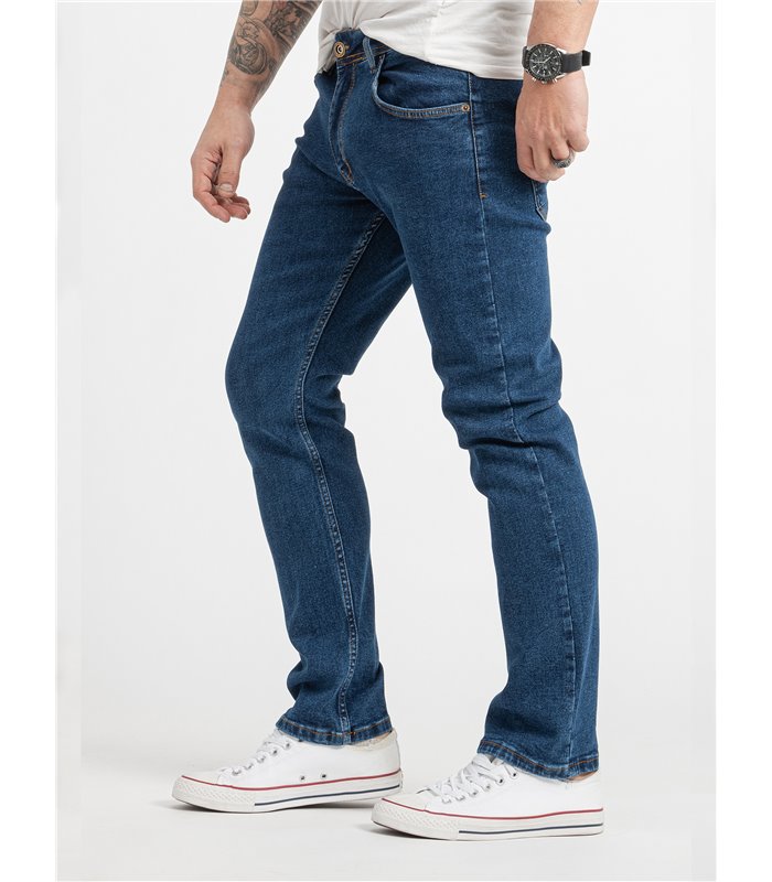 Rock Creek Herren Jeans Regular Fit Blau RC-2418
