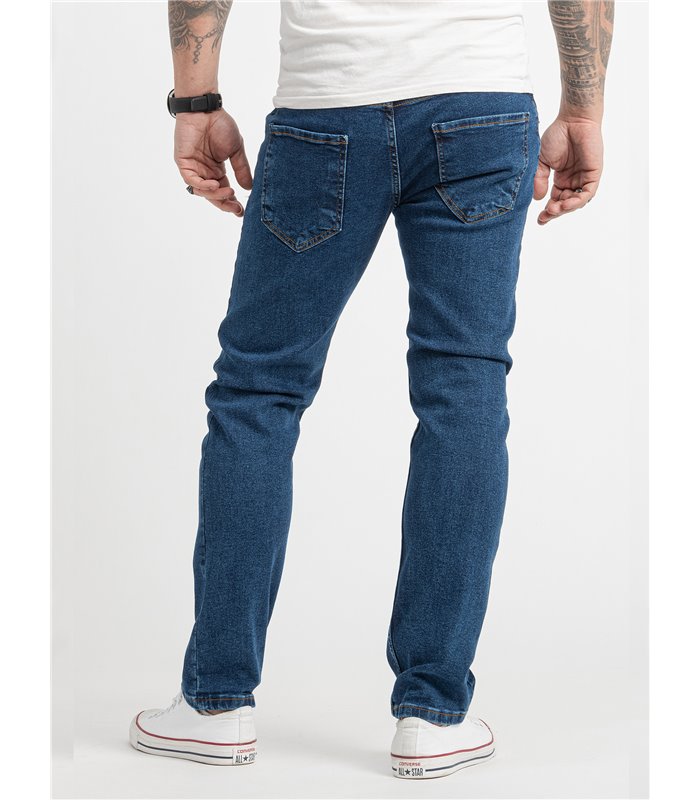 Rock Creek Herren Jeans Regular Fit Blau RC-2418