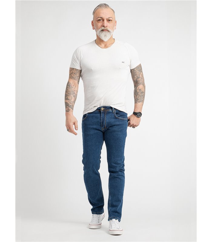 Rock Creek Herren Jeans Regular Fit Blau RC-2418