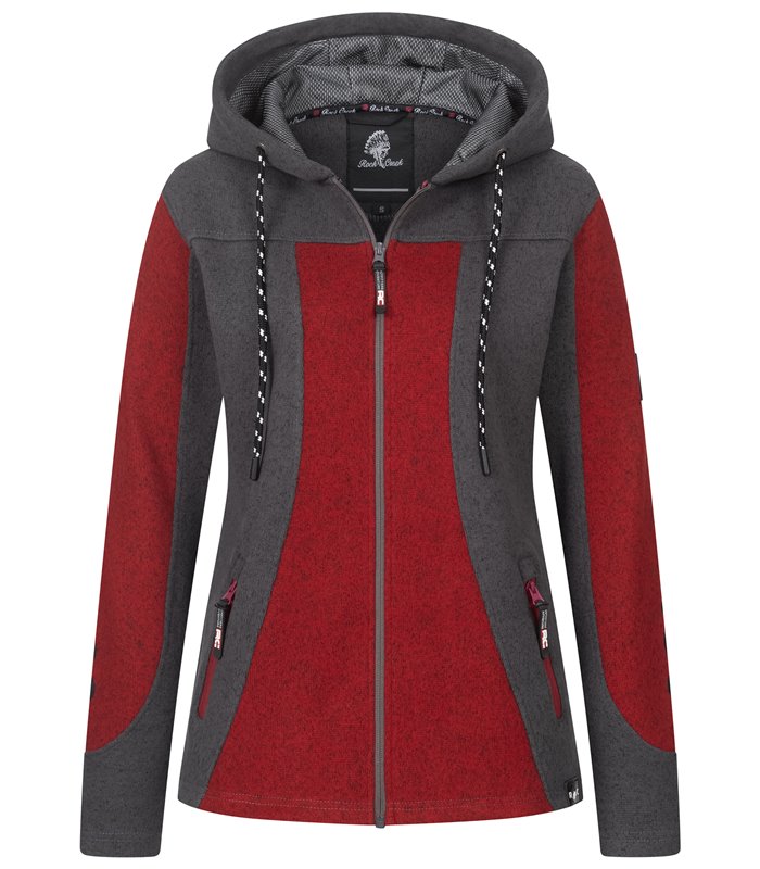 Rock Creek Damen Fleecejacke Melange Fleece D-504